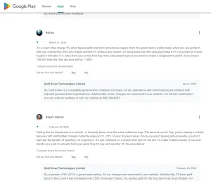 Gold Kinen App Review