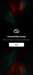 Sydro Connection Issue
