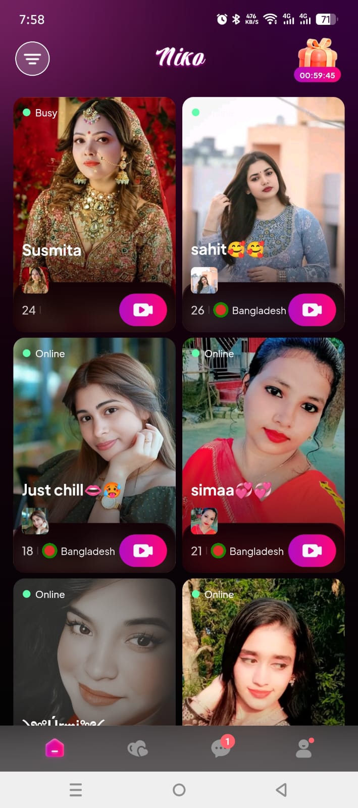 Niko Live Video Calling